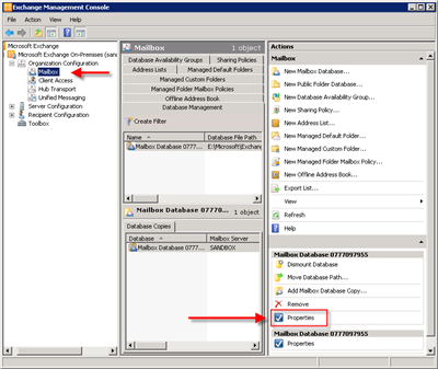 Launch Exchange System Manager to adjust settings